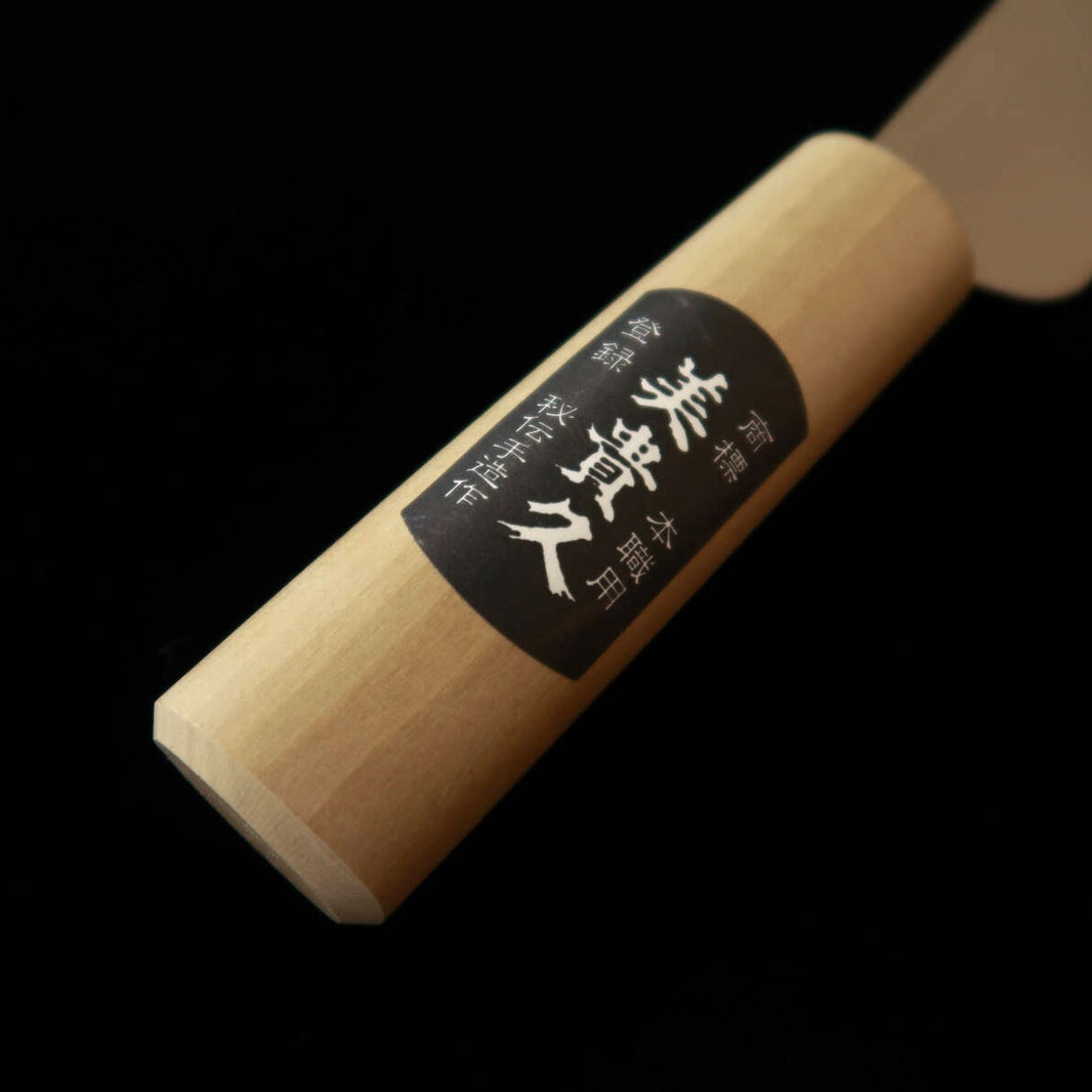 Ikeuchi Hamono IKEUCHI Leather Cutting Knife Aogami #2 Mikihisa Brand Polished Round Blade (36mm)