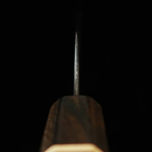 MIURA Genbu Aogami n°2 Finition noire Sujihiki Manche octogonal noyer (255 mm)