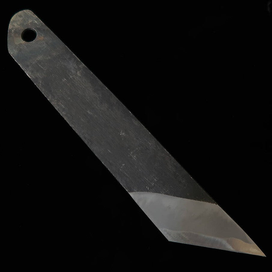 MIURA Miura Shozo-saku cuchillo para anguila tipo Osaka acero Aogami No.2 acabado negro (30/33/36 mm)