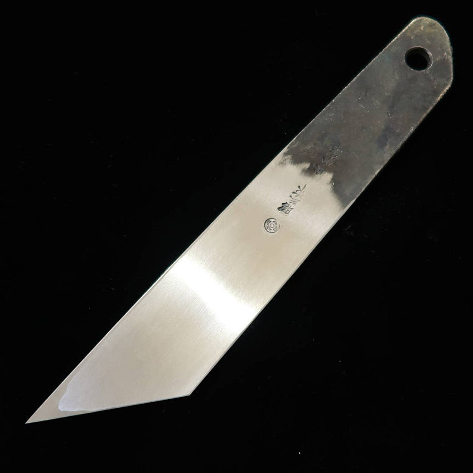 MIURA Miura Shozo-saku cuchillo para anguila tipo Osaka acero Aogami No.2 acabado negro (30/33/36 mm)