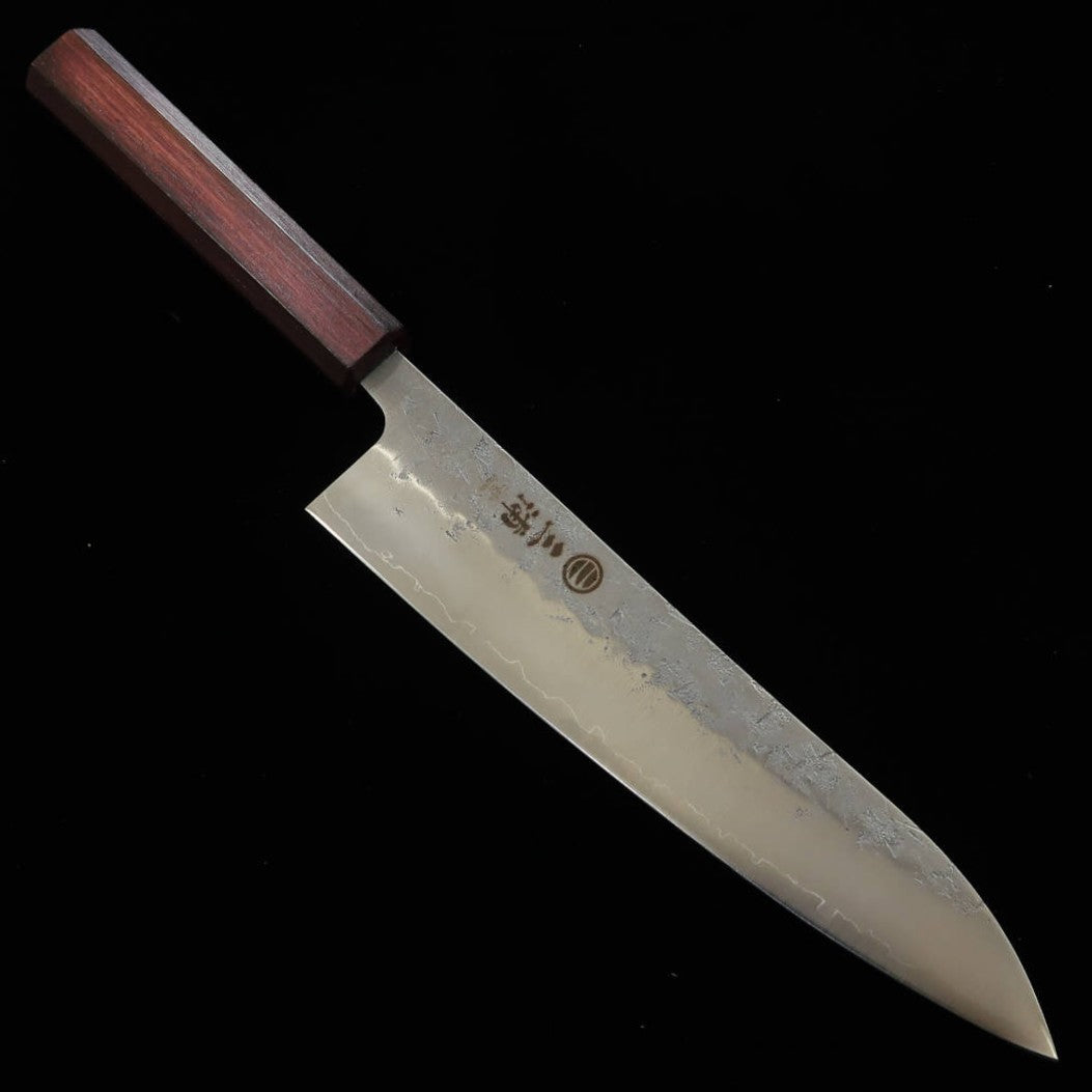 MIURA Gyuto SLD Acabamento Nashiji Cabo Octogonal de Carvalho (210mm)