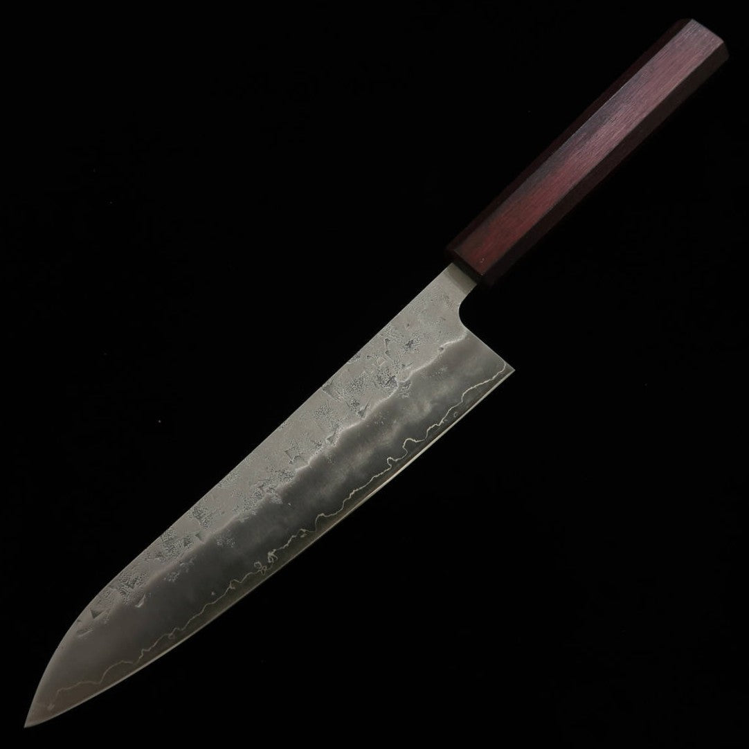 MIURA Gyuto SLD Acabamento Nashiji Cabo Octogonal de Carvalho (210mm)