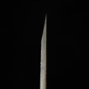 MIURA Miura Shozo-saku cuchillo para anguila tipo Osaka acero Aogami No.2 acabado negro (30/33/36 mm)