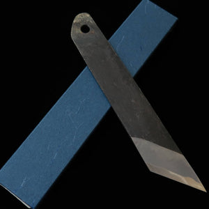 MIURA Miura Shozo-saku cuchillo para anguila tipo Osaka acero Aogami No.2 acabado negro (30/33/36 mm)