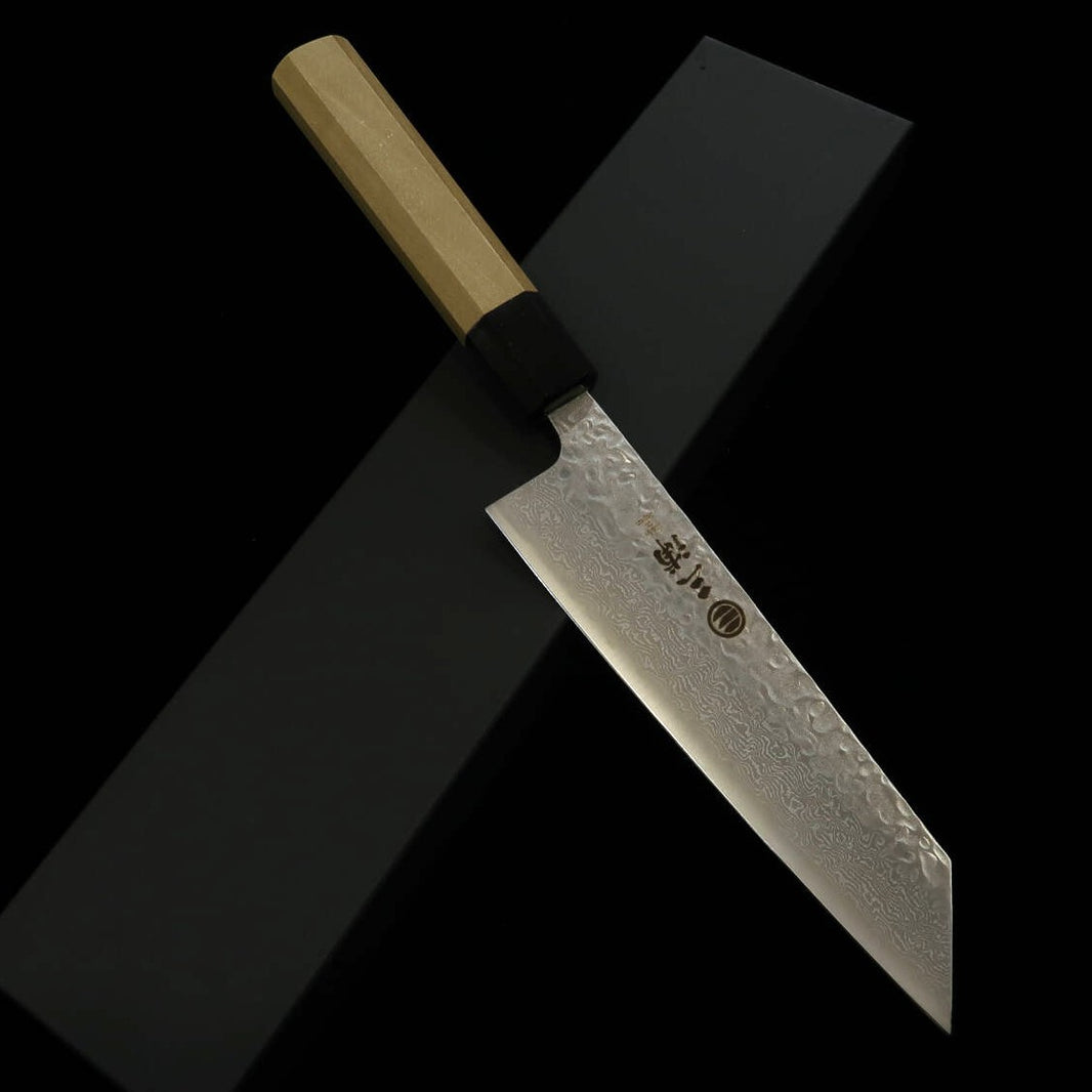 Miura MIURA Bunka AUS10 Tsuchime Damasco, cabo octogonal de magnólia (170mm)