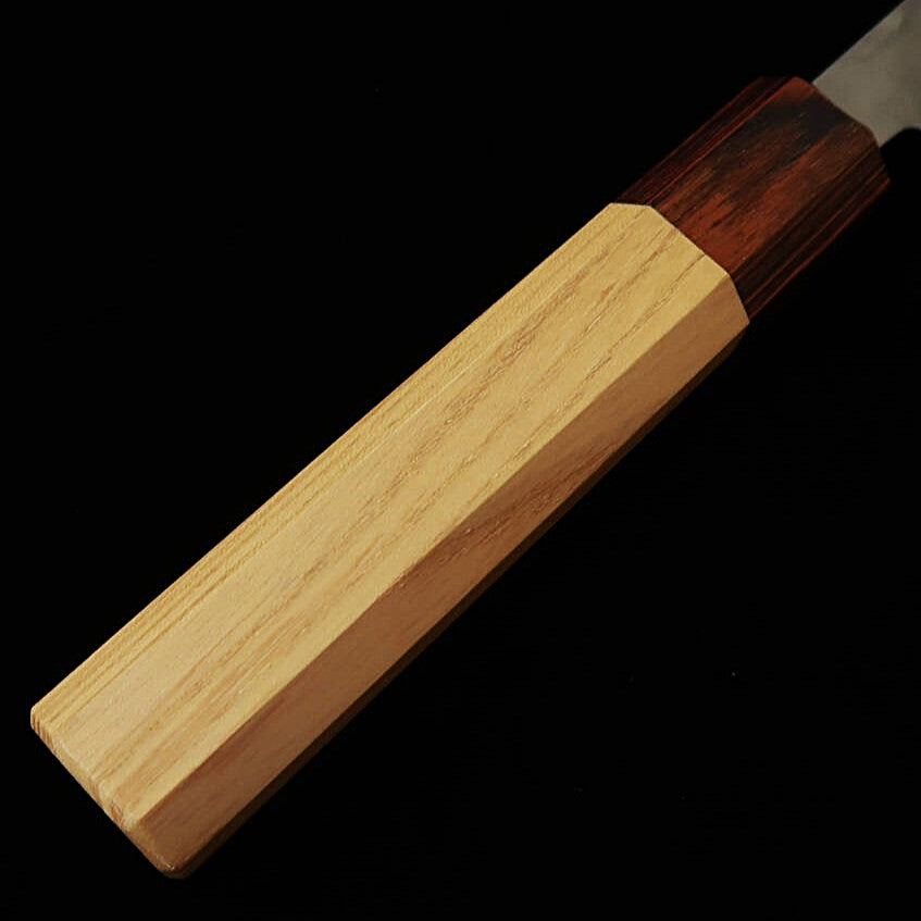 MIURA Santoku forgé Aogami finition Nashiji manche en orme (165 mm)