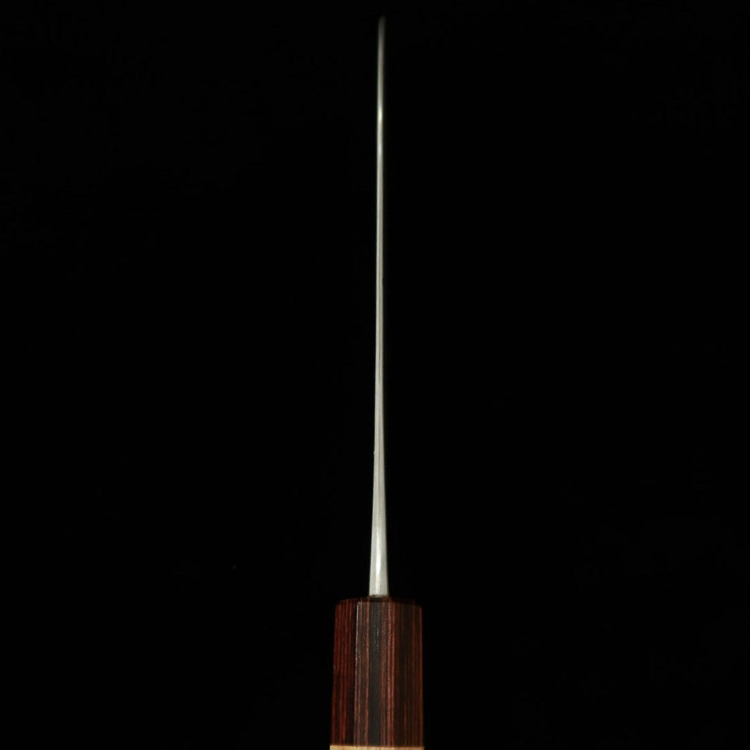 MIURA Santoku forgé Aogami finition Nashiji manche en orme (165 mm)