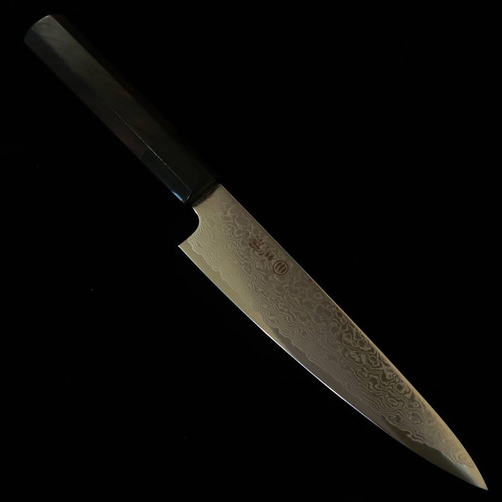 MIURA Petty ZA18 Damasco Cabo Octogonal de Ébano (150mm)