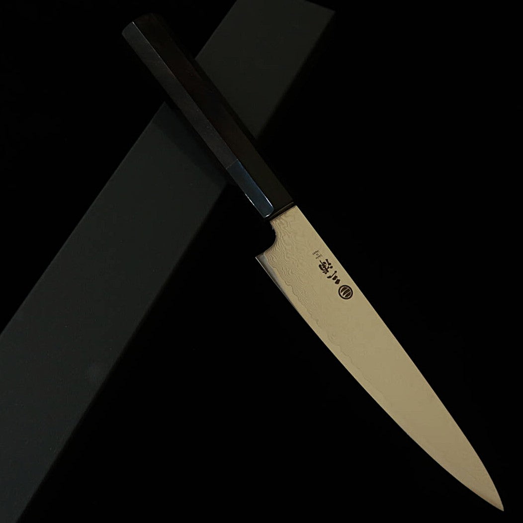 Miura MIURA Petty ZA18 damasco mango octogonal de ébano (150 mm)