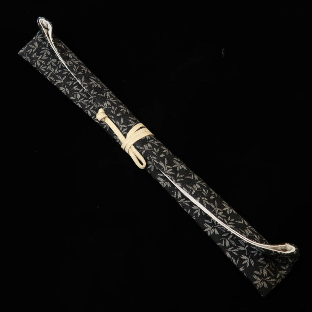 三浦 MIURA 盛箸 黒檀柄 鞘付き （150/180mm）
