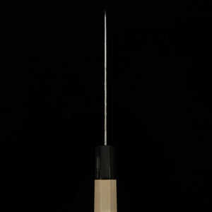 Miura Santoku AUS10 (10A) Mirror-Finished Hammered Damascus Steel with an Octagonal Magnolia Handle (165mm)
