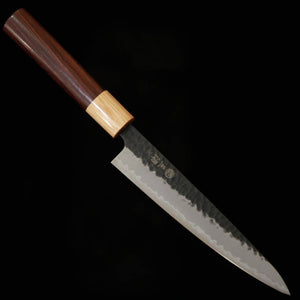 Miura MIURA Petty aço azul super acabamento kuro-uchi cabo de pau-rosa (150 mm)