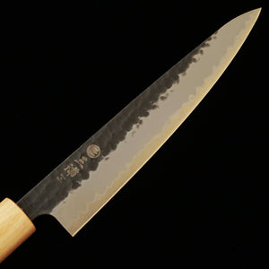 Miura MIURA Petty aço azul super acabamento kuro-uchi cabo de pau-rosa (150 mm)