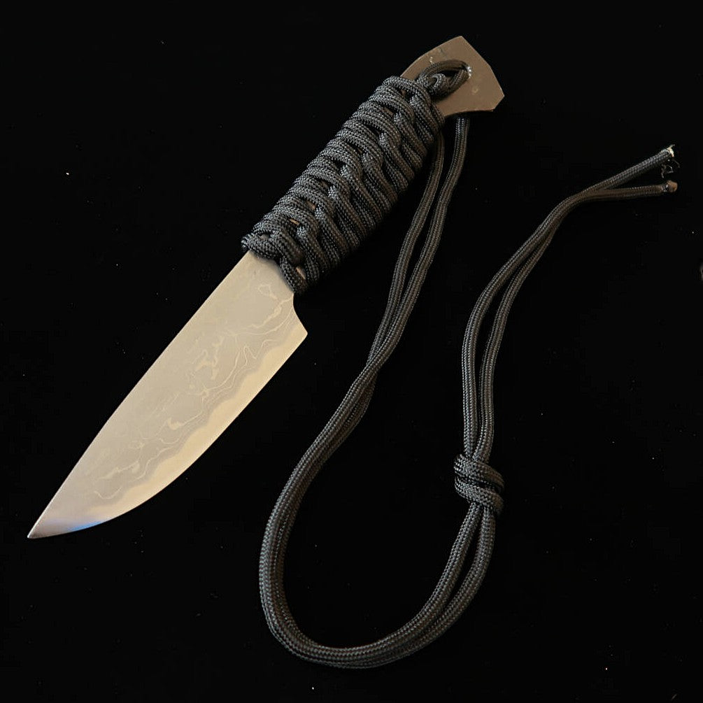 HATSUKOKORO Shoshin couteau damas, acier Shirogami n°2 (100 mm)