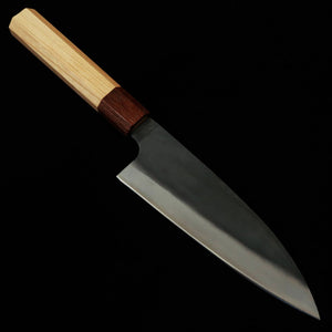 MIURA Funeyuki, White Steel No. 2, Kurouchi, Keyaki Handle (155mm)
