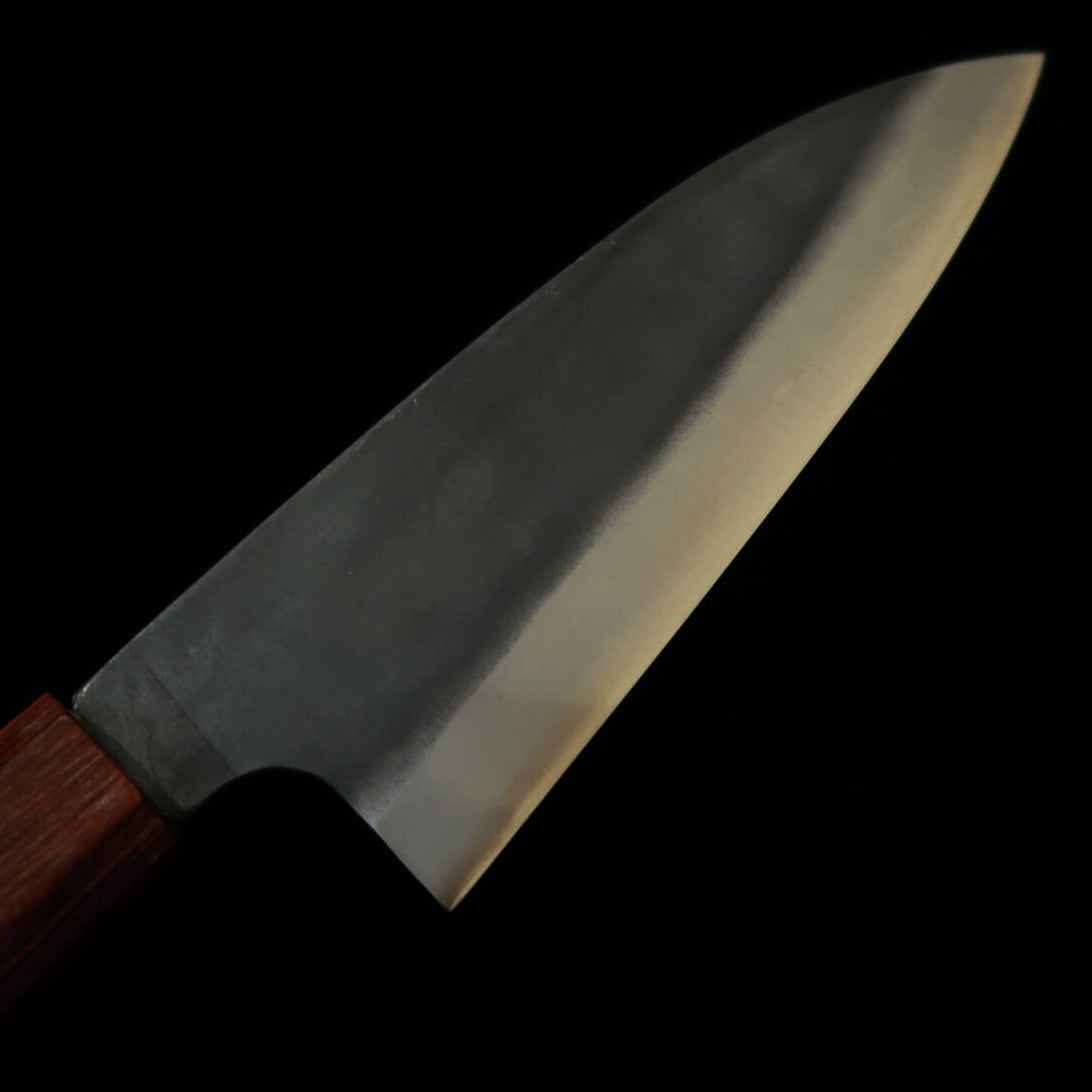 MIURA Funeyuki, White Steel No. 2, Kurouchi, Keyaki Handle (155mm)