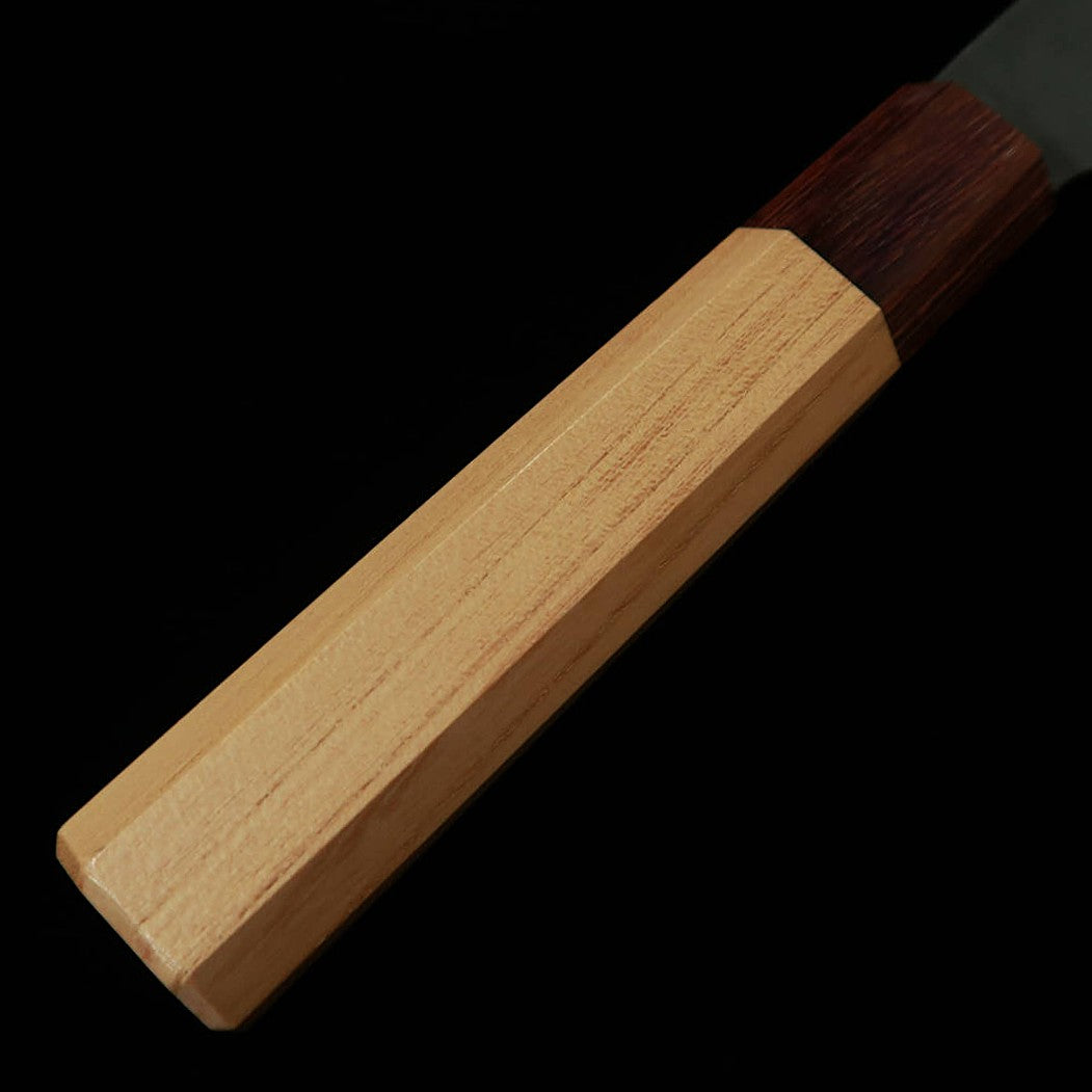 MIURA Funeyuki, White Steel No. 2, Kurouchi, Keyaki Handle (155mm)