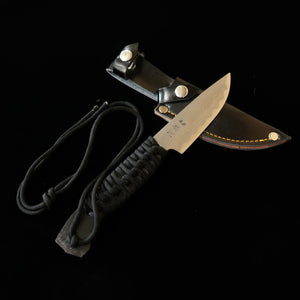 HATSUKOKORO Shoshin couteau damas, acier Shirogami n°2 (100 mm)