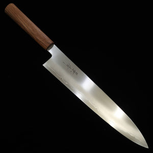 Kagekiyo KAGEKIYO Gyuto japonés Acero Gin3 Mango de nogal con vetas verticales (270mm)