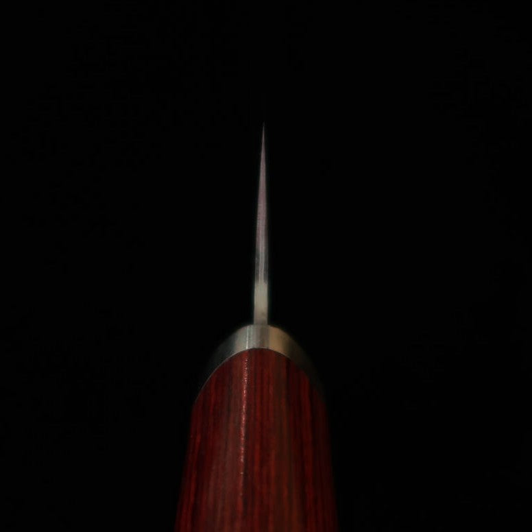 MIURA Miura Santoku VG10 Martelado Cabo de Compensado Vermelho (165mm)