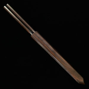 三浦 MIURA 盛箸 黒檀柄 鞘付き （150/180mm）