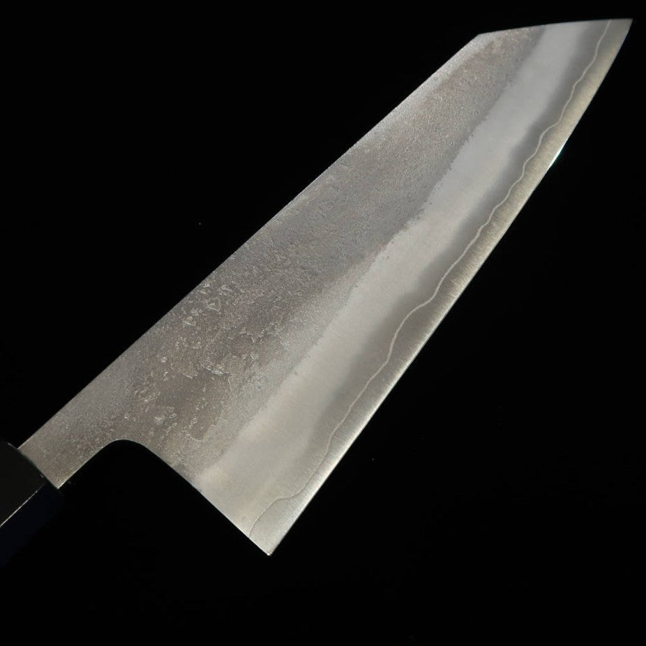 Yoshikane Bunka, SKD High-Speed Steel, Nashiji-Finish Ebony Octagonal Handle (165mm)