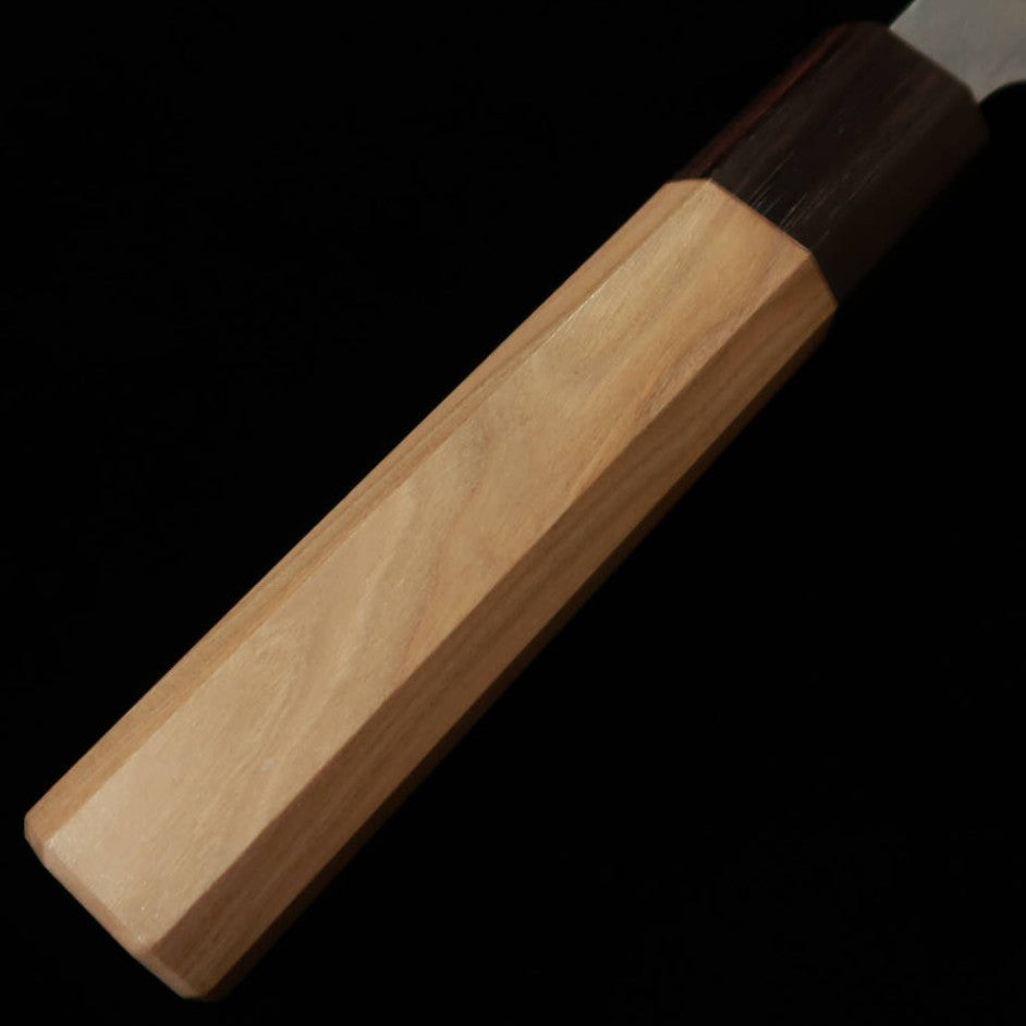 三浦MIURA 菜切 440C 梨地 ダマスカス 桜八角柄（165mm）