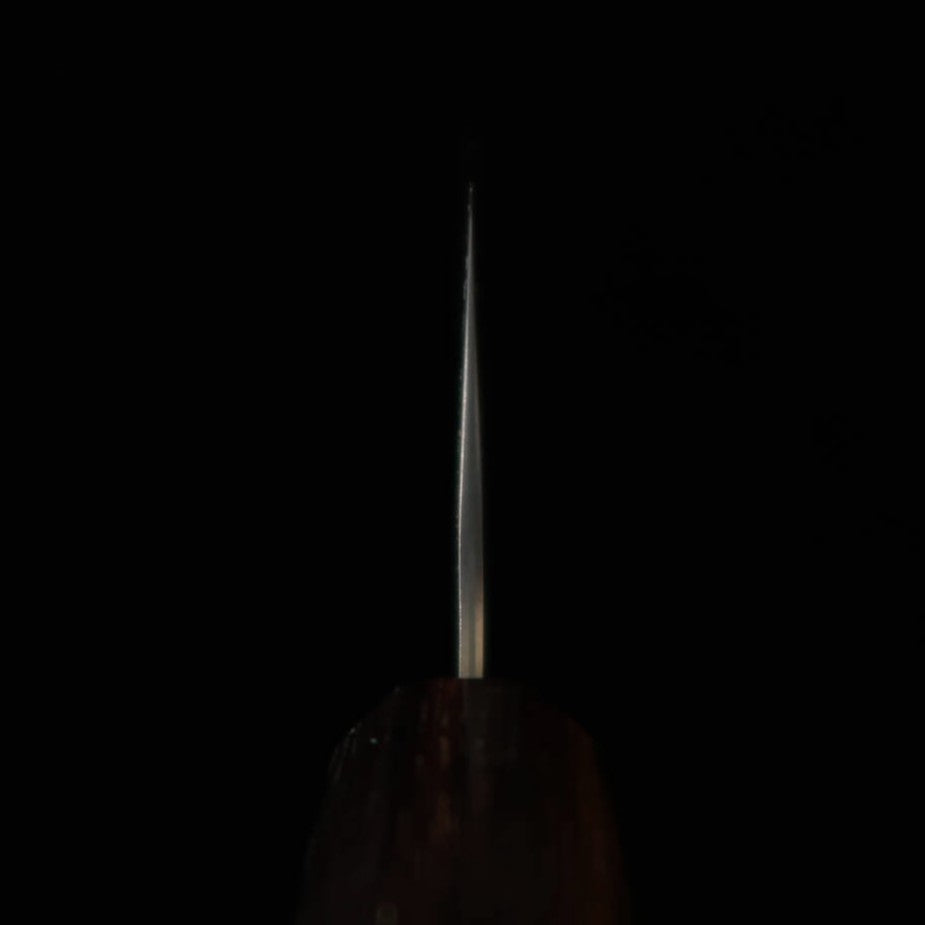 Miura Nakiri 440C Pear-Skin Finish Damascus Octagonal Handle (165mm)