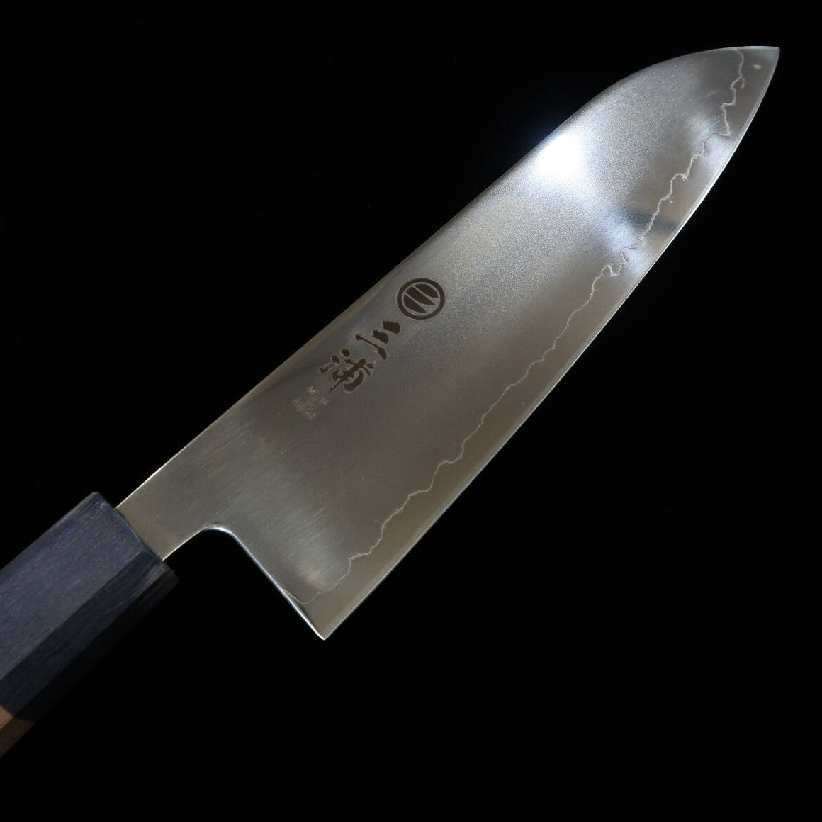 Miura Hikari Santoku SLD Polido com Cabo de Maple Duplo - Azul (170mm)