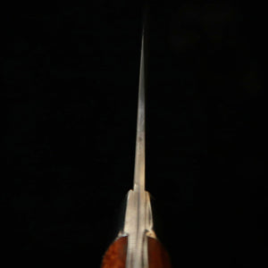 SAJI TAKESHI Nakiri R2 damas noirci, manche en ironwood (180 mm)