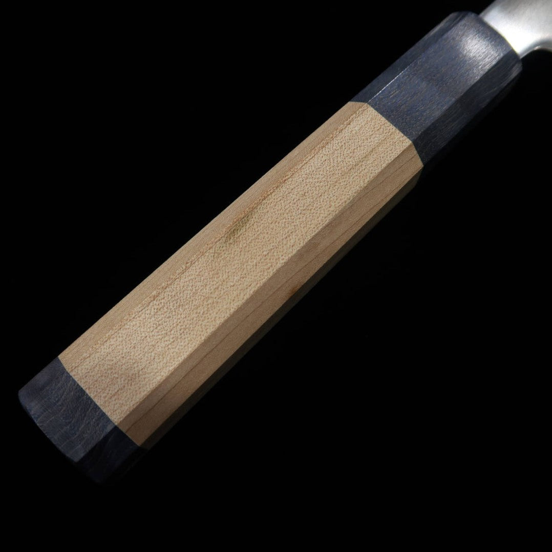 Miura Hikari Santoku SLD Polido com Cabo de Maple Duplo - Azul (170mm)