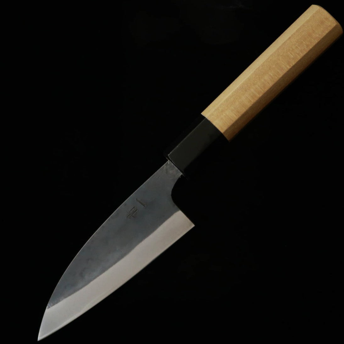 MIURA - Petit couteau (Ko-bocho) - Acier Aogami No.1 - Kurouchi - Manche octogonal en magnolia (105 mm)