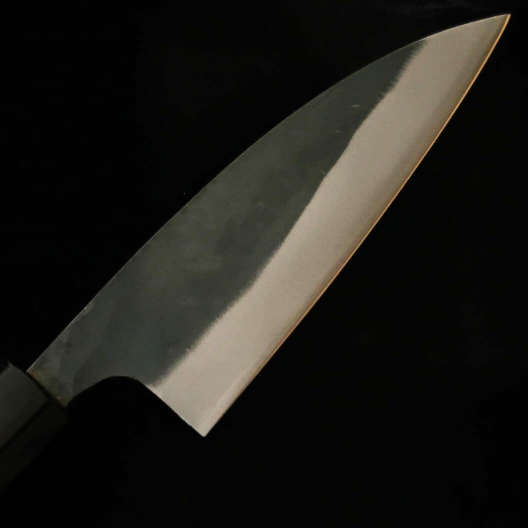 MIURA - Petit couteau (Ko-bocho) - Acier Aogami No.1 - Kurouchi - Manche octogonal en magnolia (105 mm)
