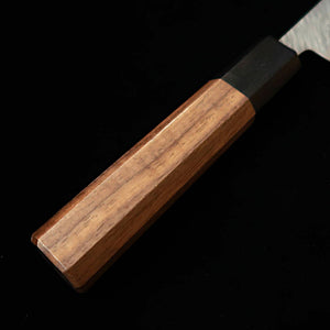 MIYAZAKI KAJIYA – « Tsubaki » – petty kiritsuke ZA18, damas martelé, traitement cryogénique, manche octogonal en noyer (150 mm)