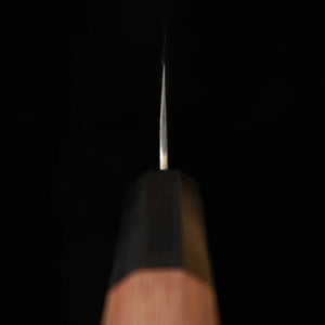 MIYAZAKI KAJIYA – « Tsubaki » – petty kiritsuke ZA18, damas martelé, traitement cryogénique, manche octogonal en noyer (150 mm)