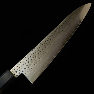 MIURA Gyuto, VG10, Hammered Damascus with Laminated Plywood Handle (210mm)