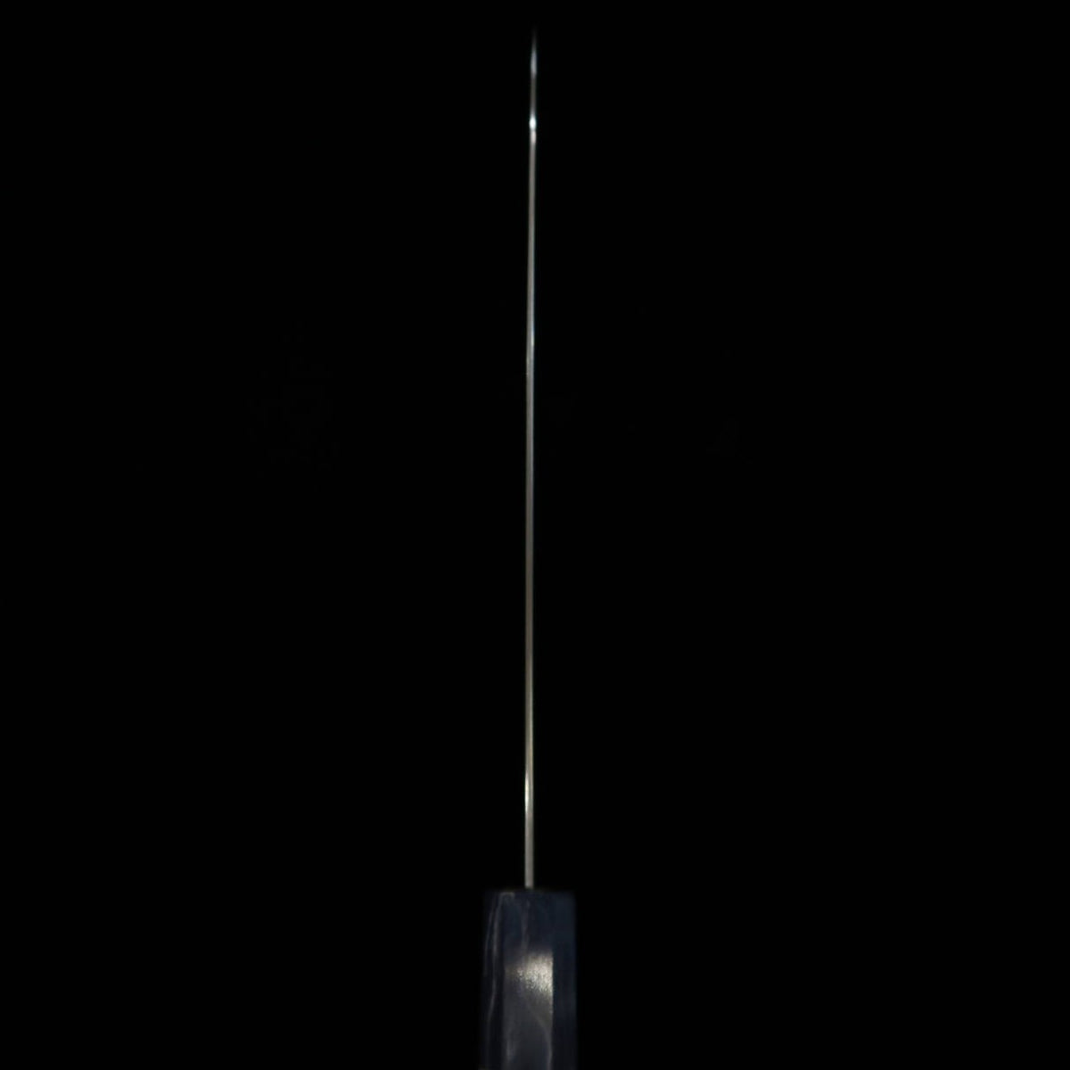三浦MIURA 光 牛刀 SLD 磨き 両輪メープル柄 -青- （195mm）