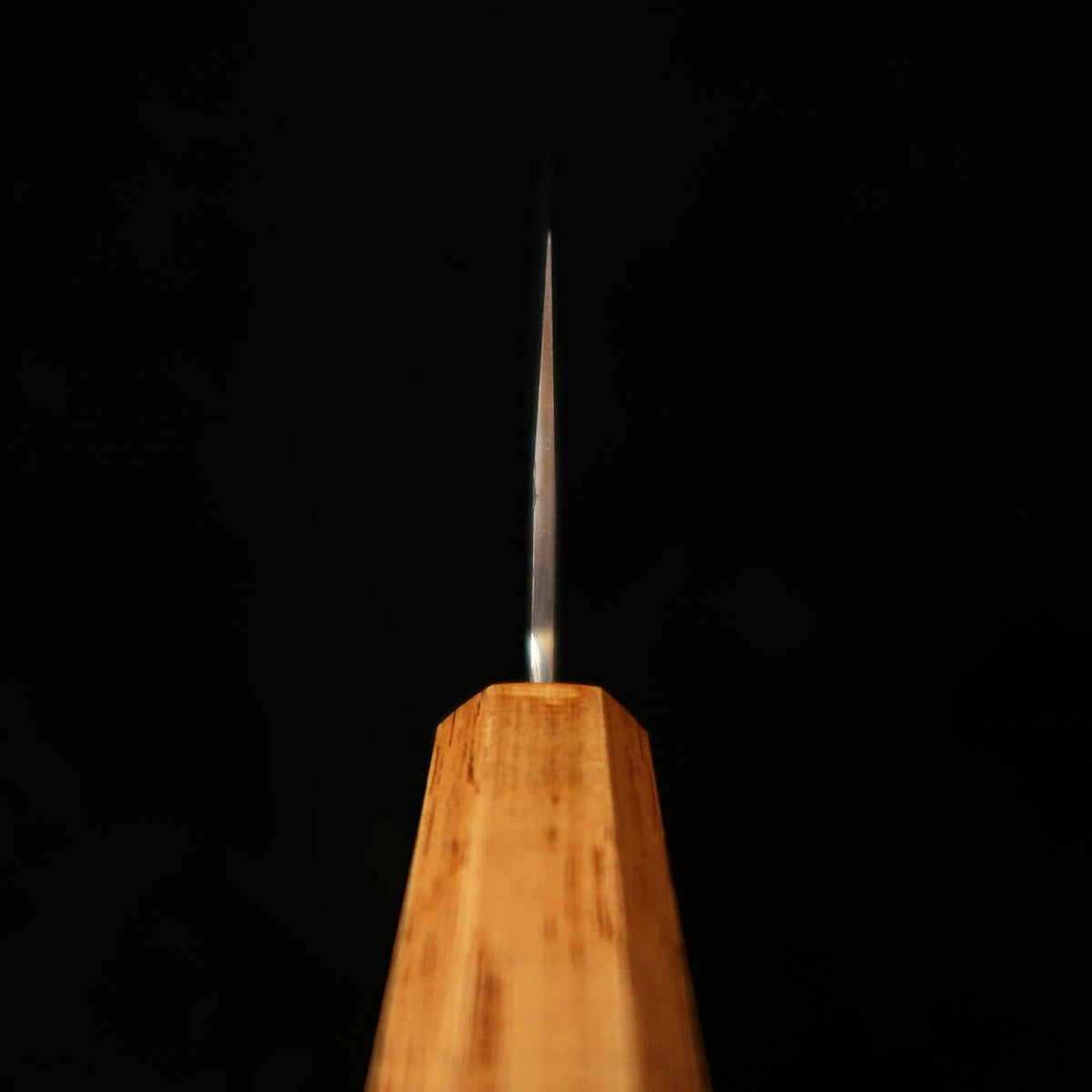 MIYAZAKI KAJIYA Miyazaki Kajiya Nakiri Gin-san Damasco martelada sub-zero cabo de carvalho laqueado (180 mm)