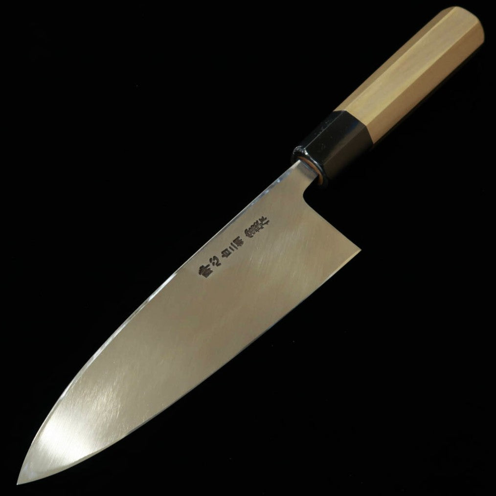 酔心 SUISIN 富樫憲治作 白紙二号 鬼手仏心 出刃 本刃付 (180mm)