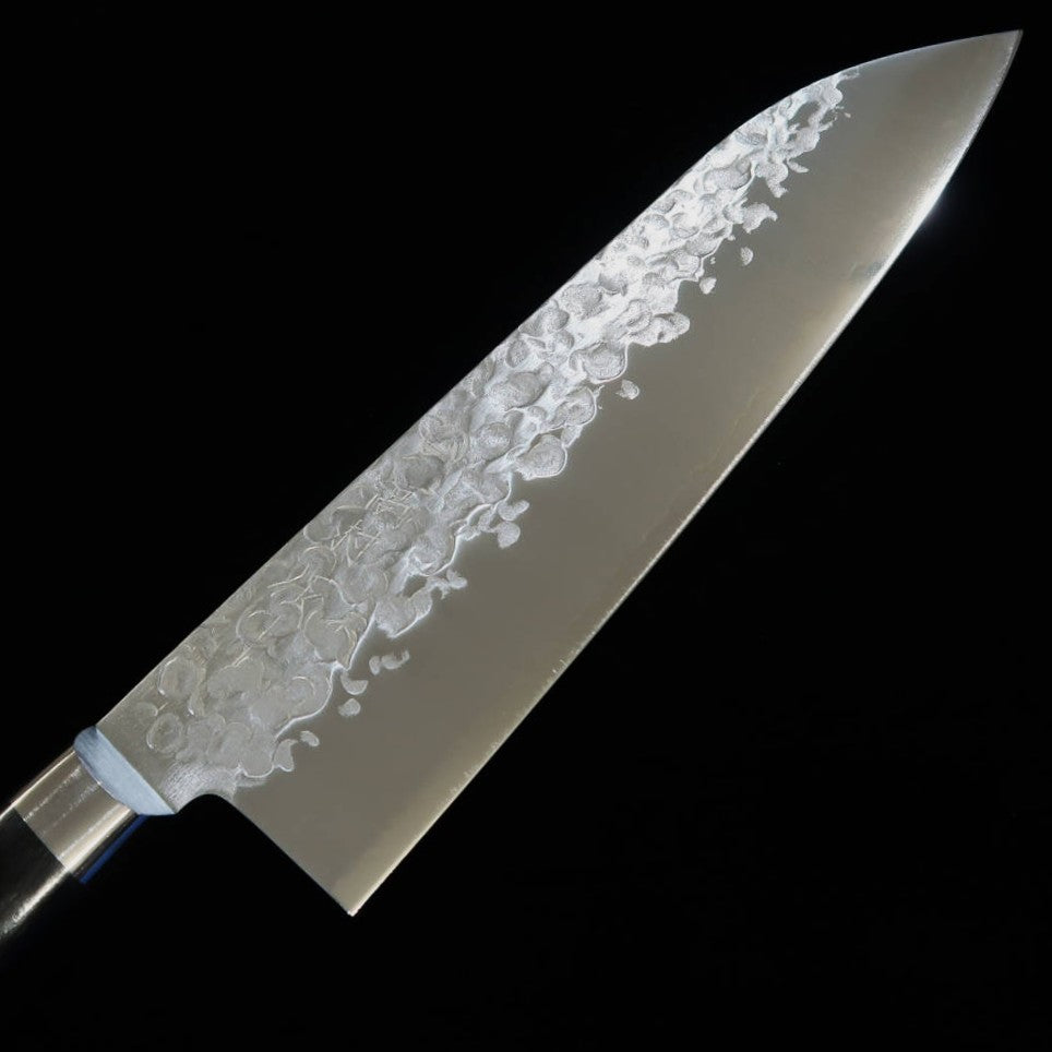 TAKAMURA Santoku VG10 Hammered Black Plywood Handle (170mm)
