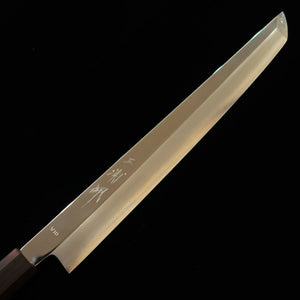 MIURA Obidama – yanagiba bout rond, VG10, finition miroir, manche en bubinga (300 mm)