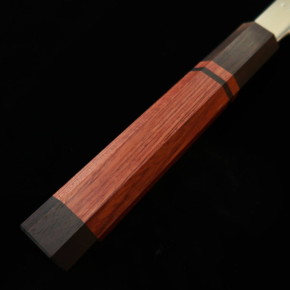 MIURA Obidama – yanagiba bout rond, VG10, finition miroir, manche en bubinga (300 mm)