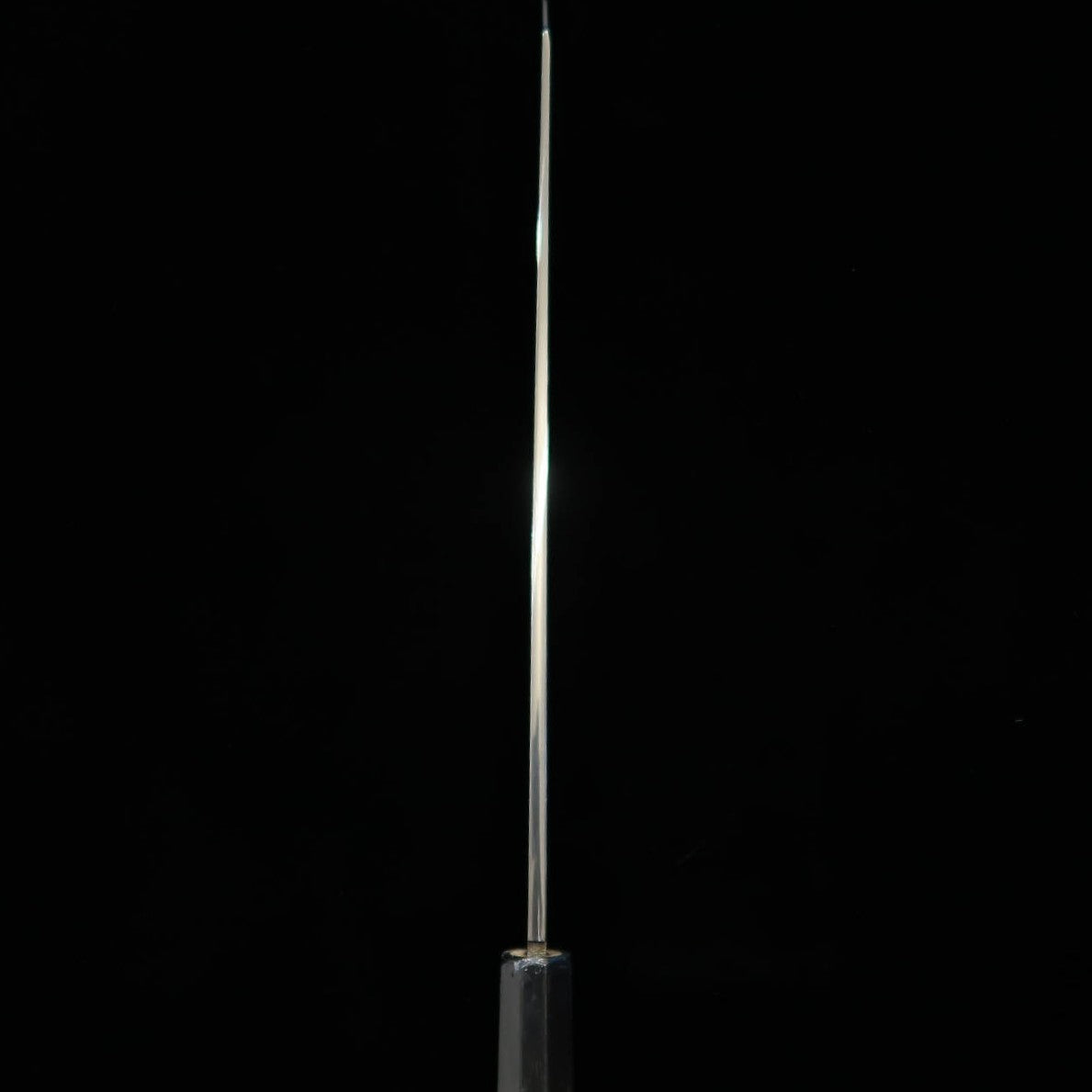 SUISIN Denshō Yanagiba tipo espada Aço Shirogami #1 acabamento espelhado cabo magnólia hexagonal meia-lua com chifre de búfalo (270 mm)