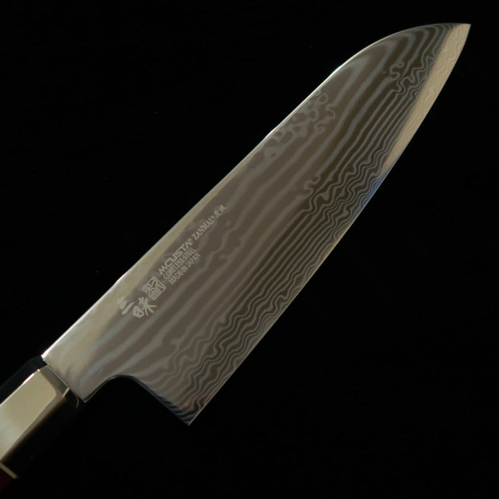 Novo Clássico】MCUSTA ZANMAI Ultimate Aranami Santoku (180mm