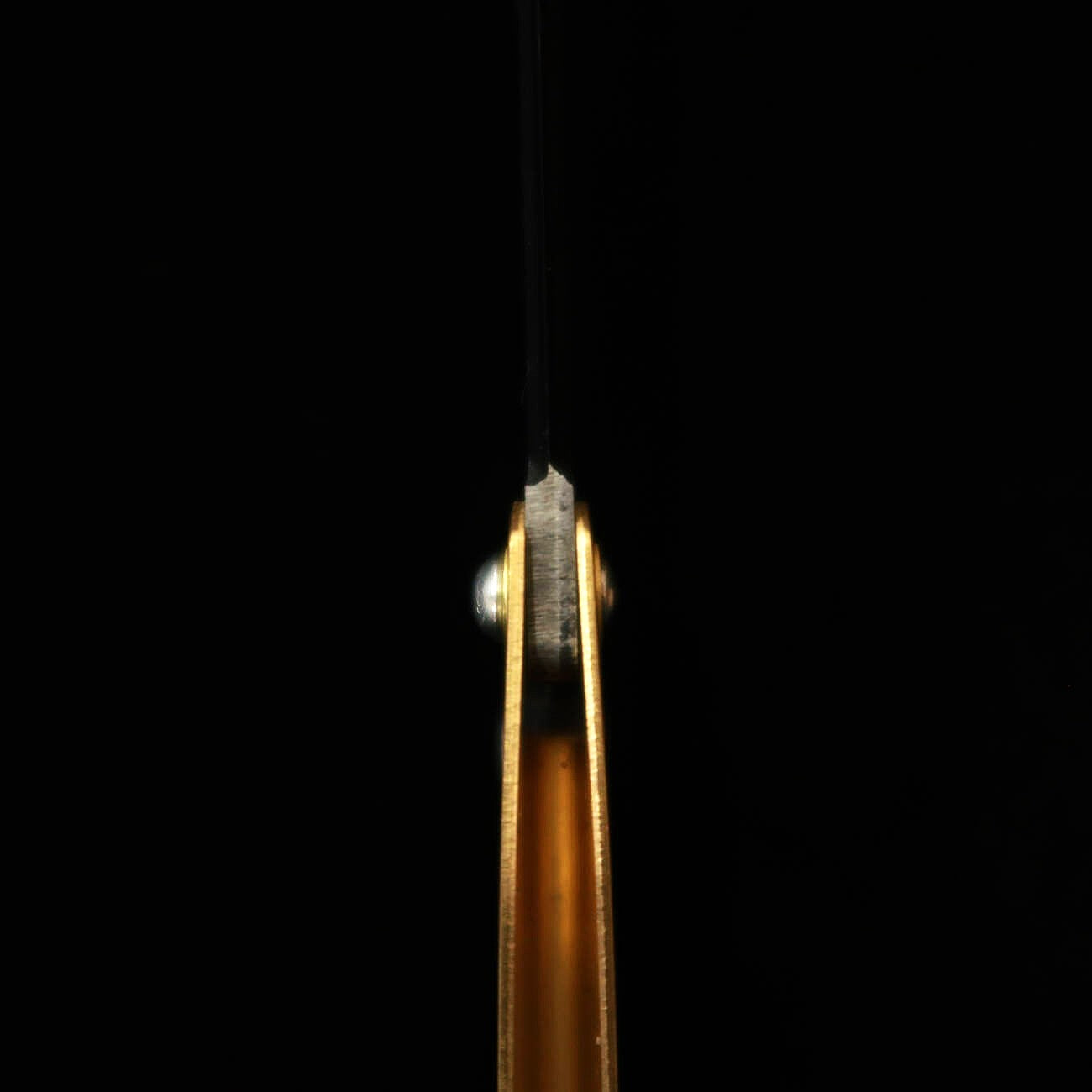 永尾かね駒製作所KANEKOMA 肥後守 青鋼割込 真鍮柄 干支シリーズ　- 子 - (73mm)