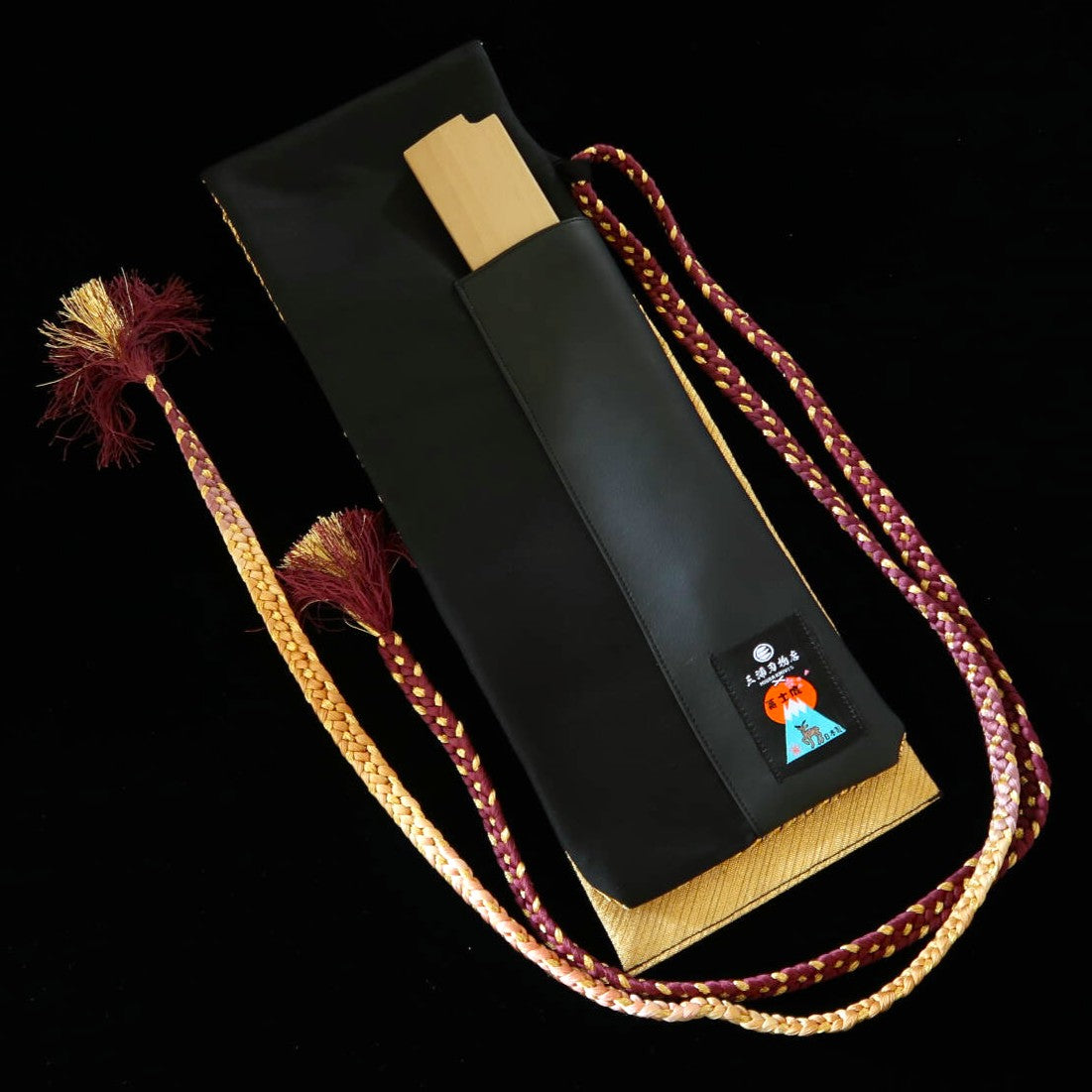 Knife roll, kimono pattern (79×14cm)