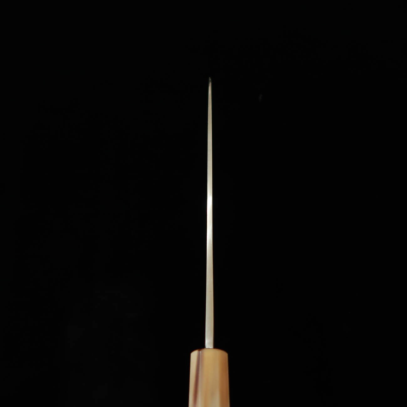 三浦佩MIURAObidama 片刃牛刀 白紙二号 ボカシ レッドブラウンスタビライズウッドハンドル （240mm）