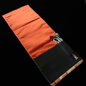 富士鹿 包丁巻き 着物柄 ４本掛け 79×29.5cm