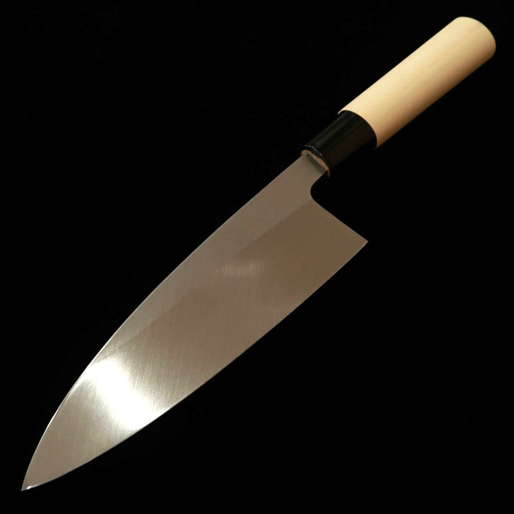 MIURA Miura deba, acier SK, finition kasumi, manche en magnolia/plastique (165 mm)