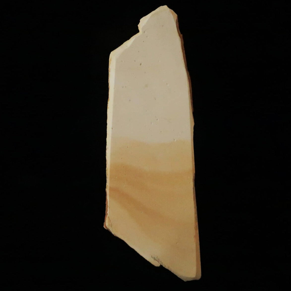 Miotsukushihime Pedra de amolar natural Iyo Meito M27, padrão amadeirado, 63×212×31 mm